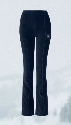 micro corduroy high waist winter break flare pant