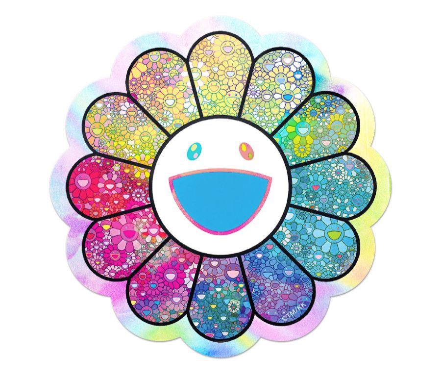 Takashi Murakami flower iridescent flower