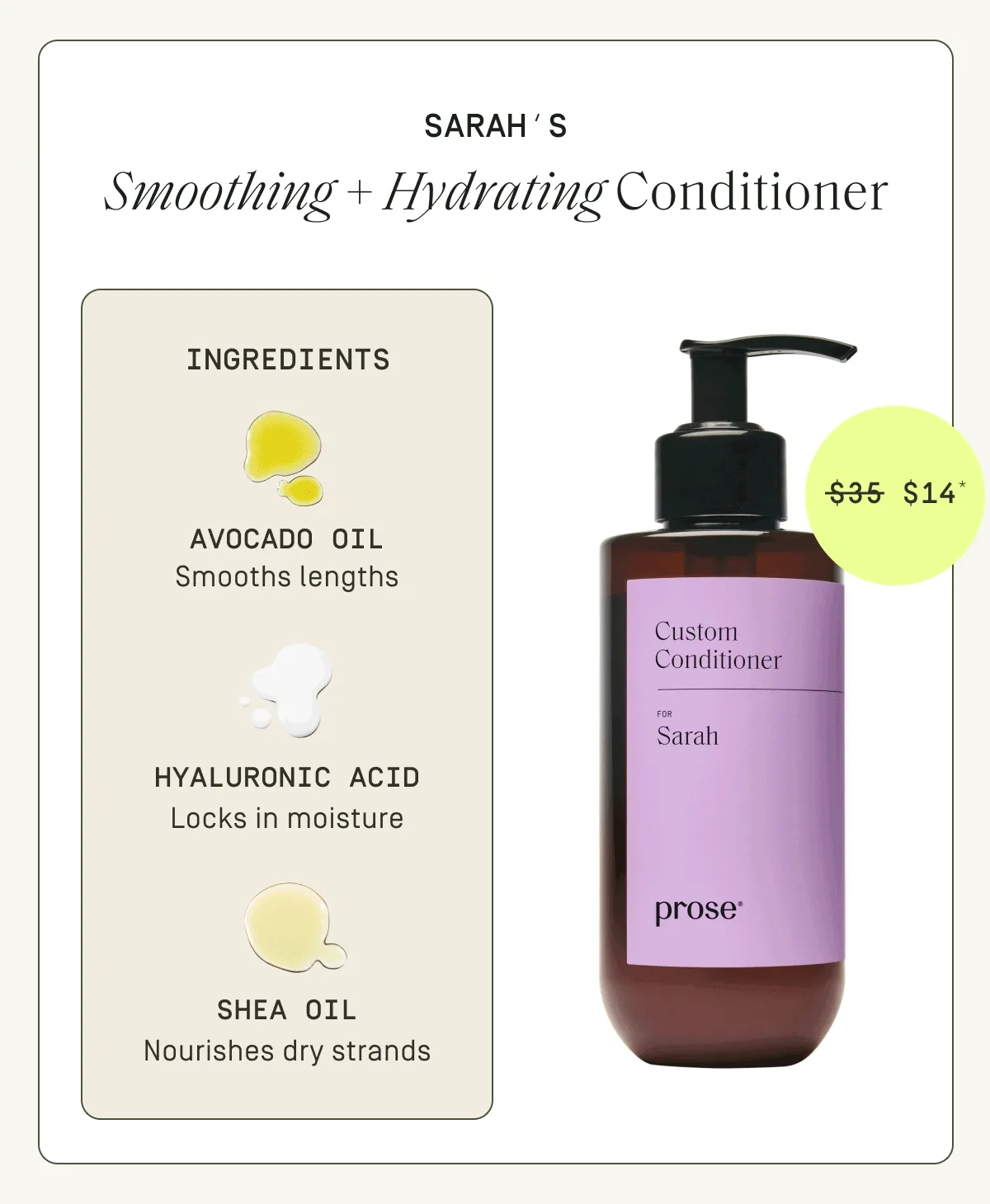 Personalized formulas