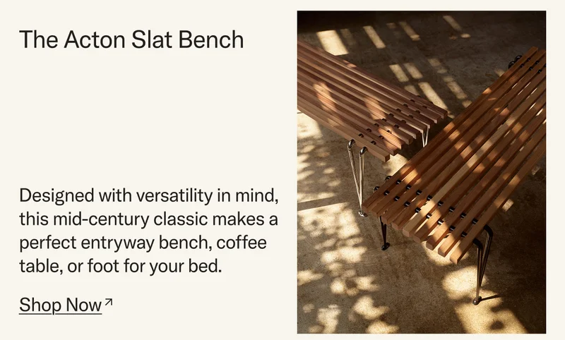 The Acton Slat Bench. Arrives by 12/24 when you order today.