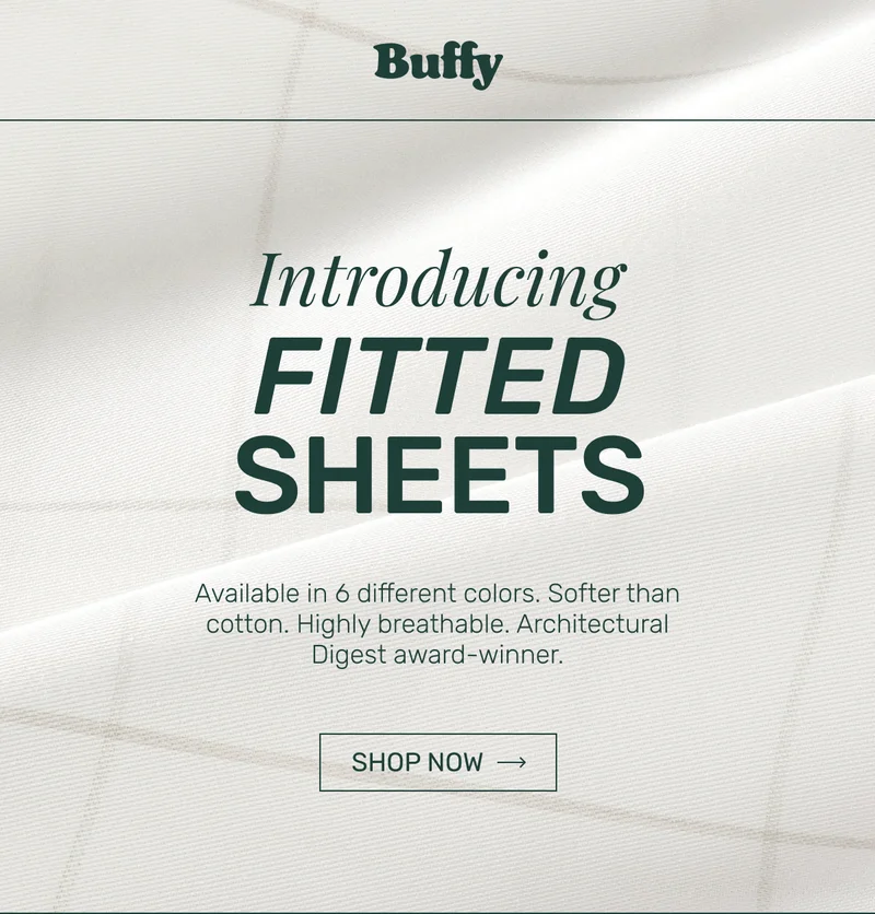Introducing fitted sheets