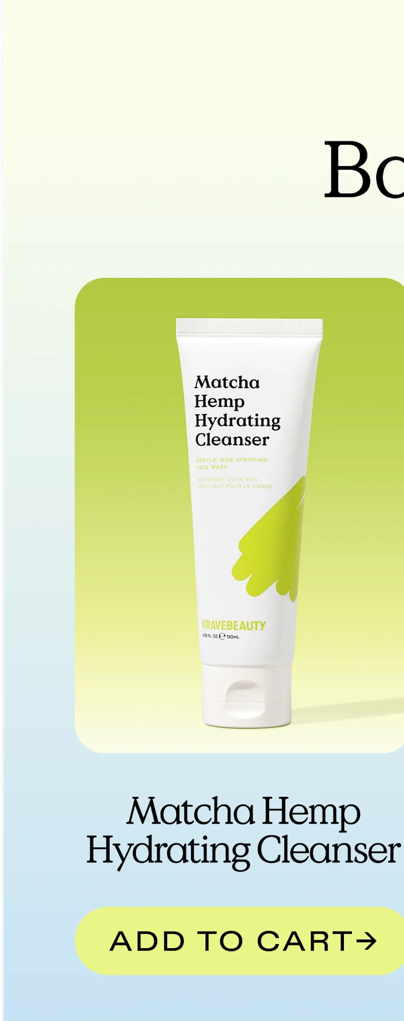 Matcha Hemp Hydrating Cleanser