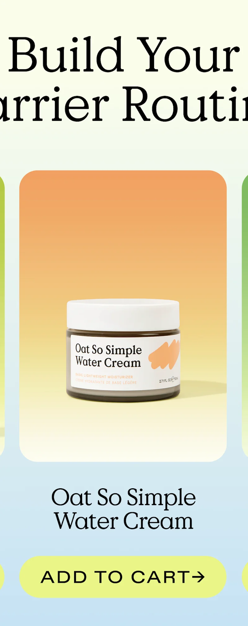 Oat So Simple Water Cream