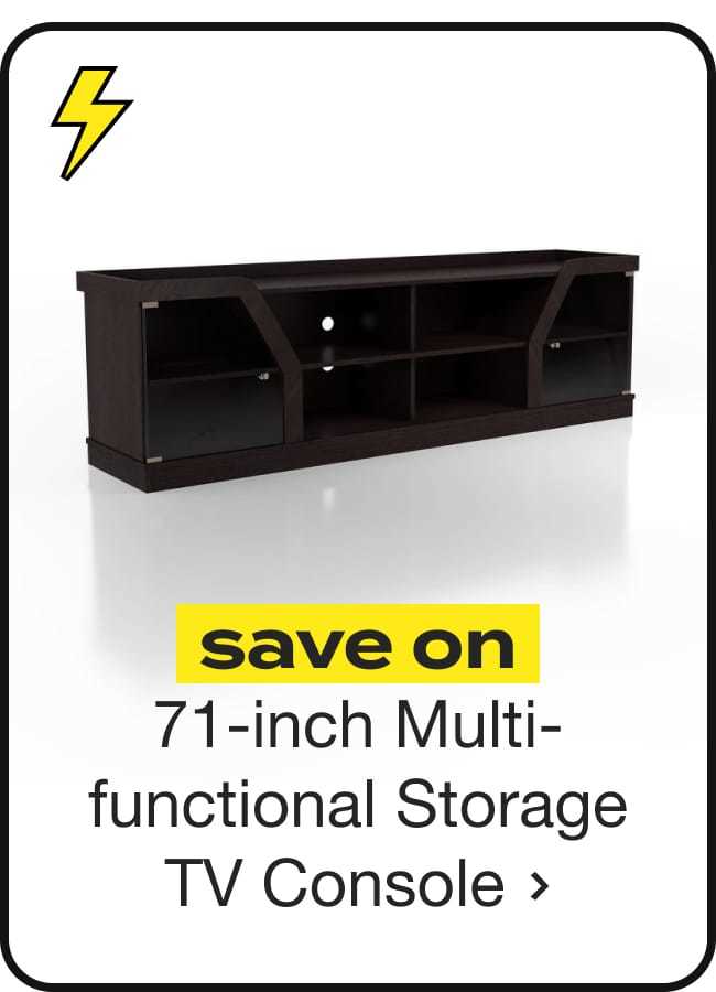 Dellie Contemporary Espresso 71-inch Multi-functional Storage TV Console by Furniture of America
