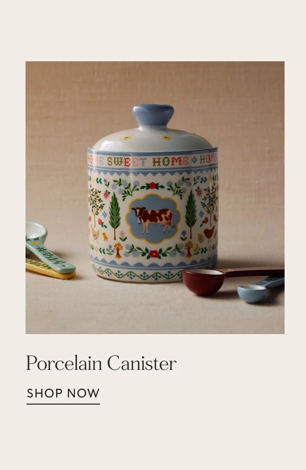 Porcelain Canister | SHOP NOW