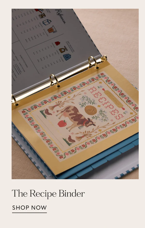 The Recipe Binder | SHOP NOW