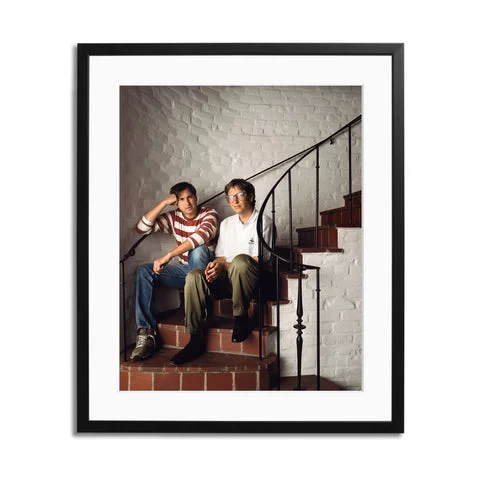 Steve Jobs & Bill Gates Framed Print