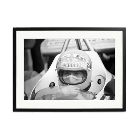 Niki Lauda Grand Prix Framed Print