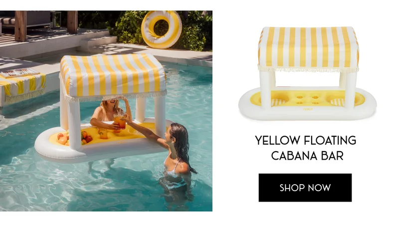 Yellow Floating Cabana Bar | SHOP NOW