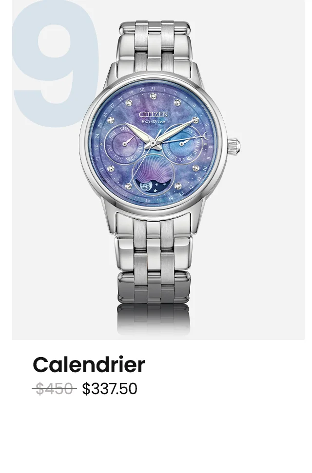 Calendrier -- Was $450 Now $337.50