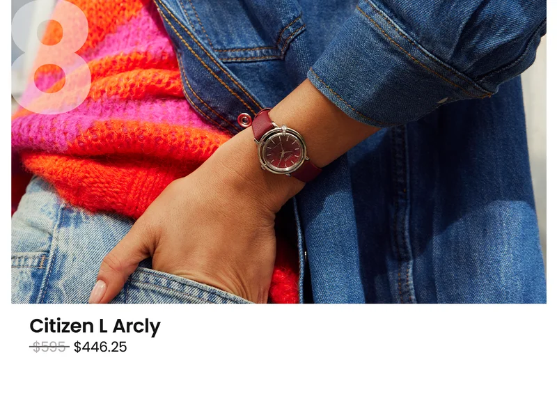Citizen L Arcly -- Was $595  Now $446.25