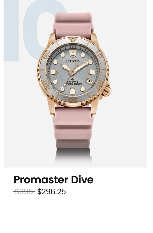 Promaster Dive -- Was $395 Now $296.25