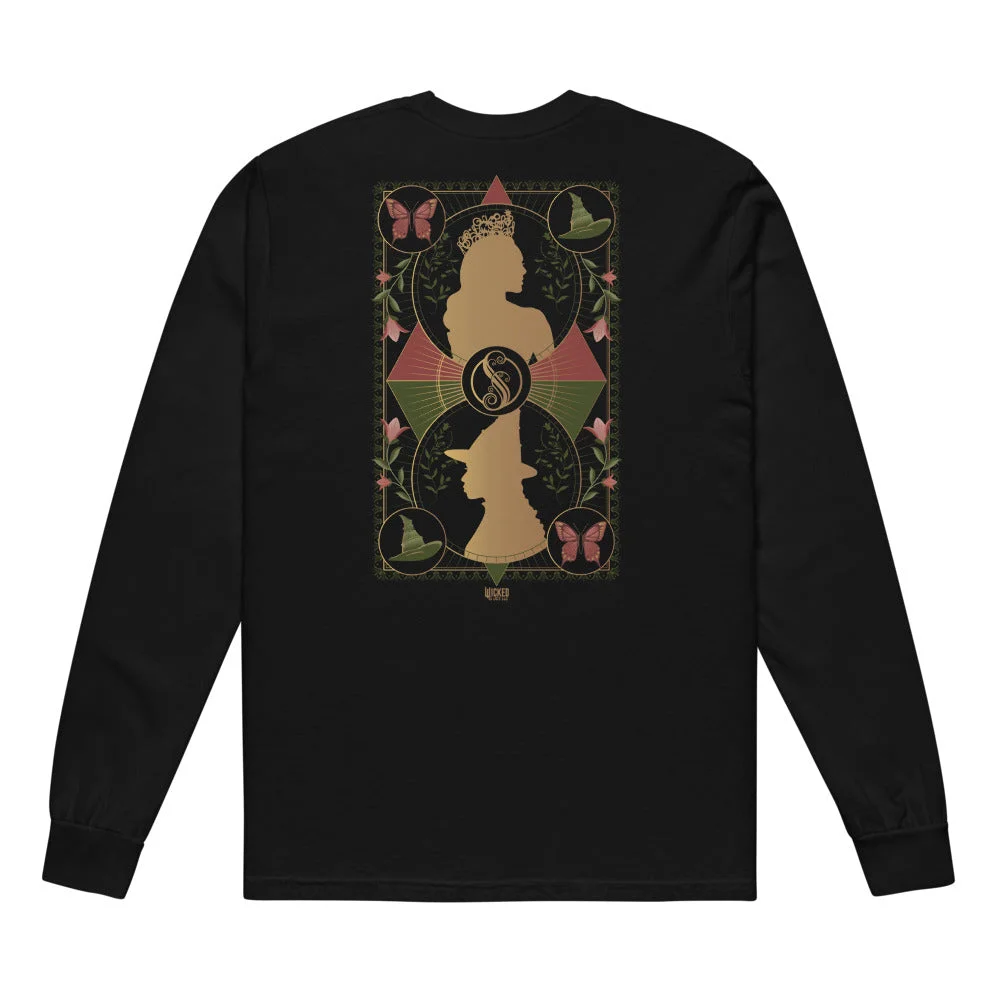 Wicked Enchanted Elements Elphaba & Glinda Heavyweight Long Sleeve T-Shirt