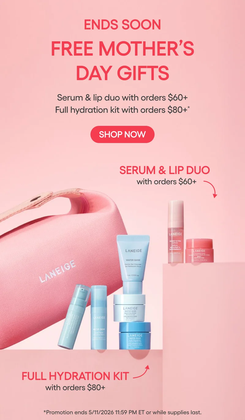 FREE SPRING SETS WITH ORDERS $60+ AND $80+