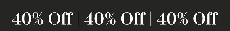 40% Off