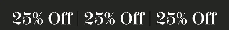 25% Off
