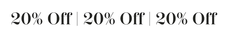 20% Off