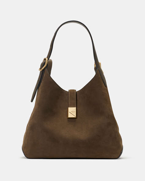 Deco Suede Crossbody Tote