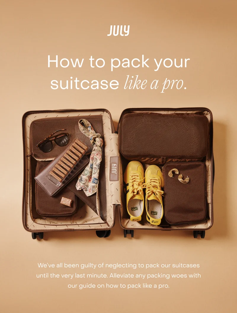 How to pack your suitcase like a pro. We’ve all been guilty of neglecting to pack our suitcases until the very last minute. Alleviate any packing woes with our guide on how to pack like a pro.