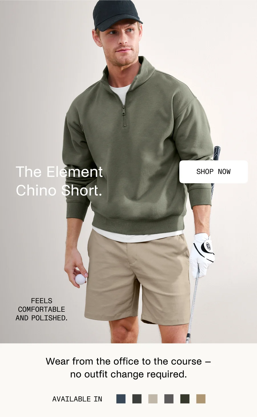 Element Men's Chino Short 7"