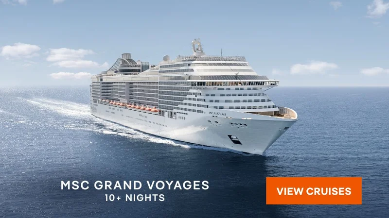 MSC&nbsp;Grand Voyages – 10+ Nights – Click to View Cruises & Book Now