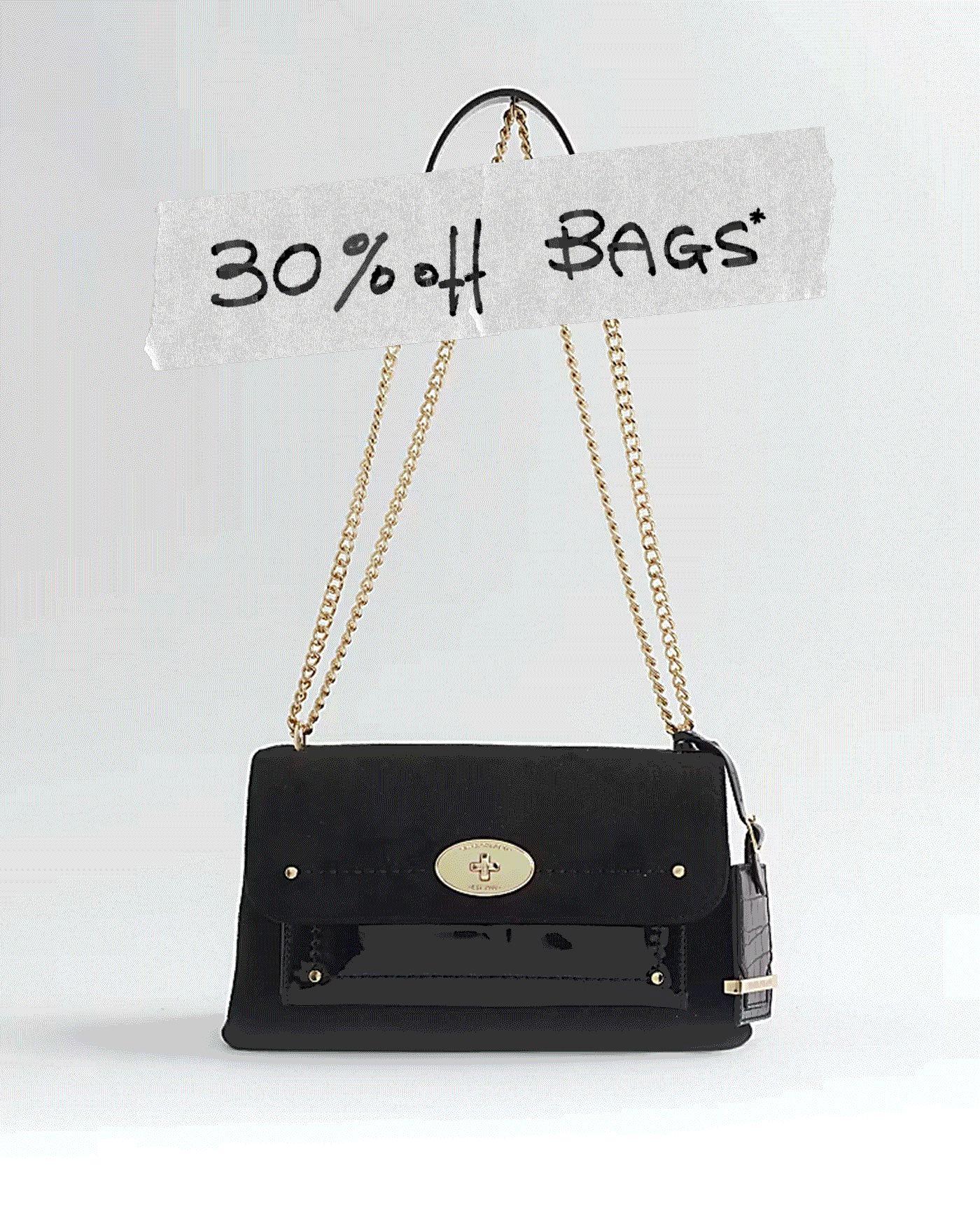 30% off* bags