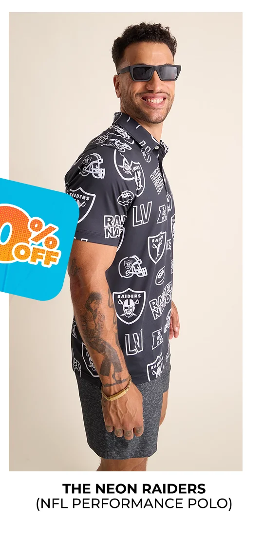 NFL Performance Polo: The Neon Raiders
