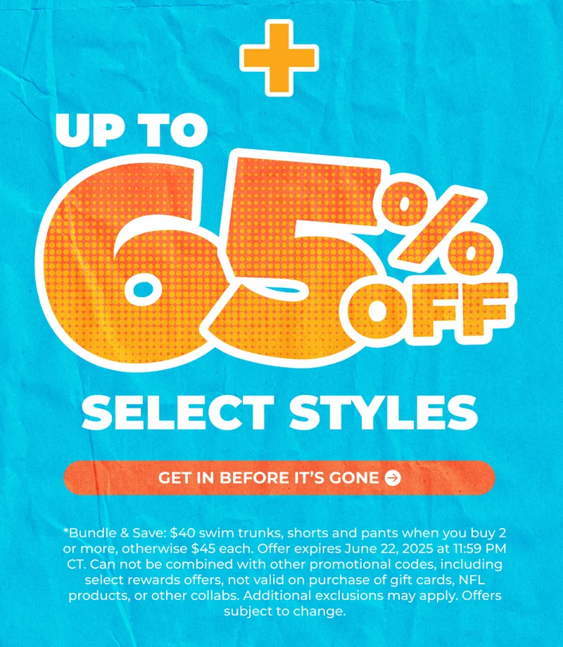 + Up To 65% Off Select Styles