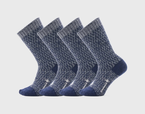 Women's Everyday Cozy Digi-Tick Crew Socks 4-pack