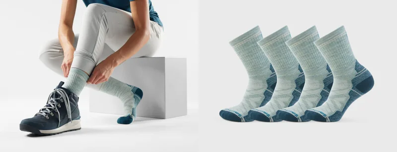 Women's Hike Crew Socks 4-Pack