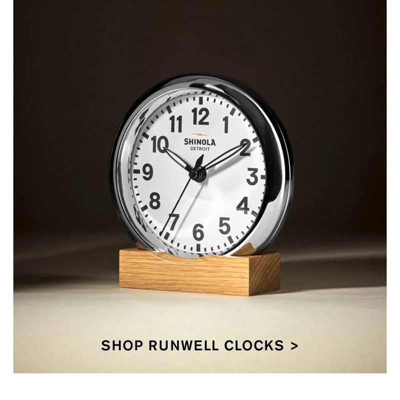 SHOP RUNWELL CLOCKS >