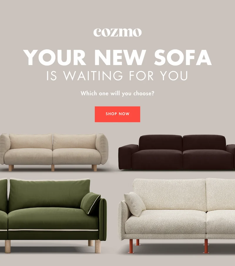 Your new sofa is waiting for you