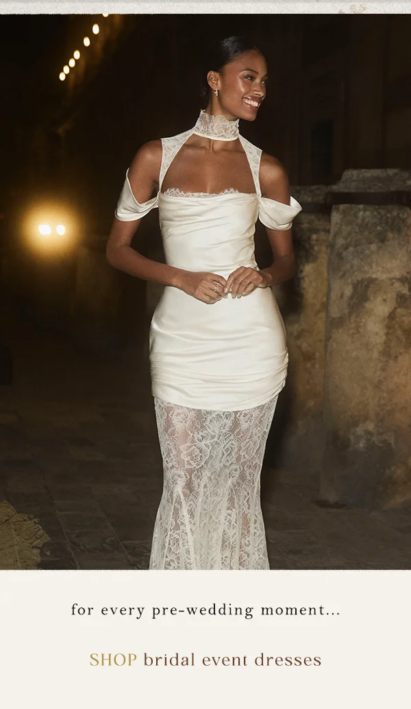 SHOP bridal event dresses