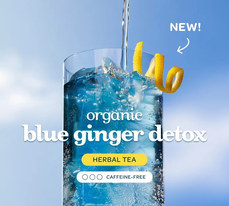 New! Organic Blue Ginger Detox