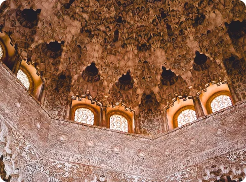 Image Description: The interior of an ancient building.