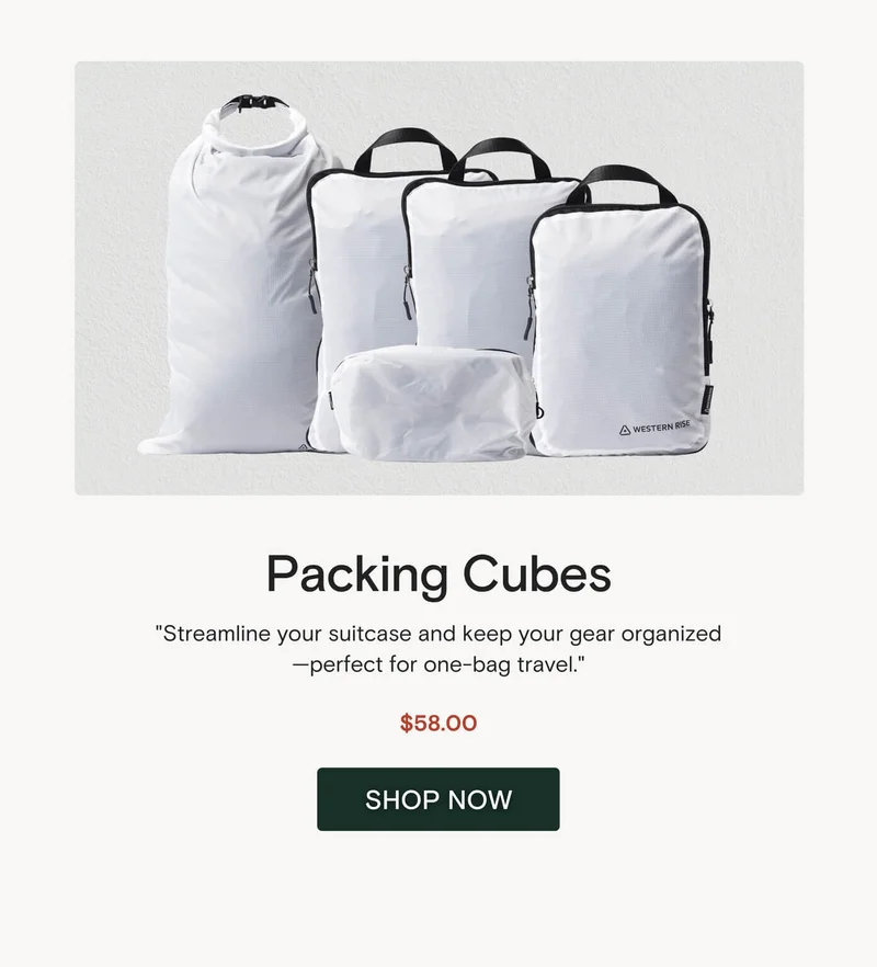 Packing Cubes