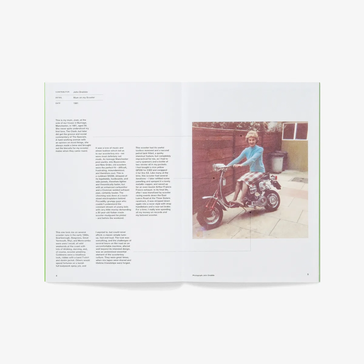 GIF of some pages of the Fred Perry An Inventory of Detail Zine