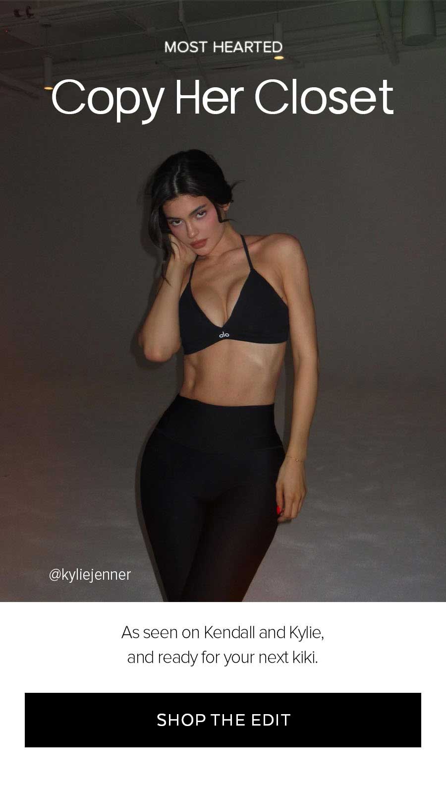 MOST HEARTED COPY HER CLOSET AS SEEN ON KENDALL AND KYLIE AND READY FOR YOUR NEXT KIKI. SHOP THE EDIT