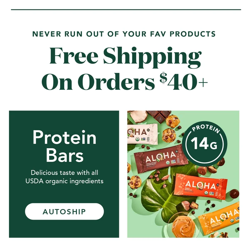 Add protein bars to your autoship!