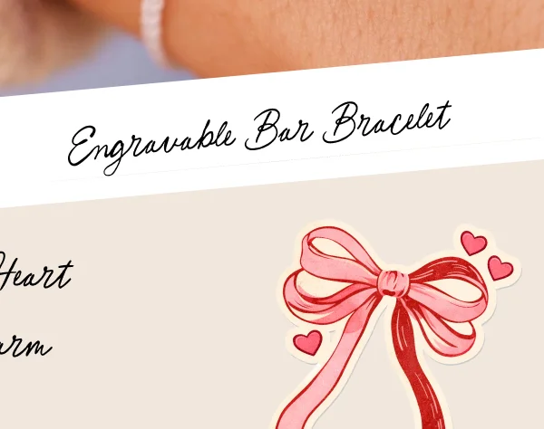 Engravable Bar Bracelet