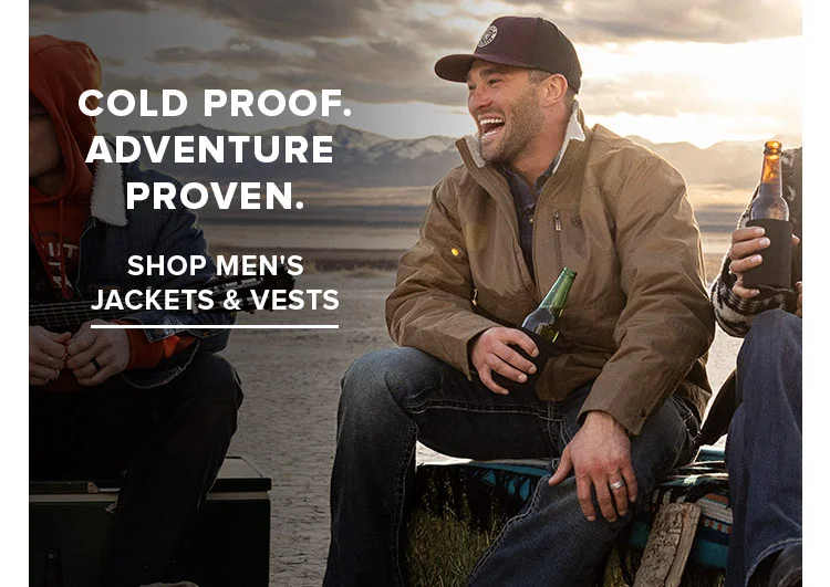 COLD PROOF. ADVENTURE PROVEN. | SHOP MEN'S JACKETS AND VESTS