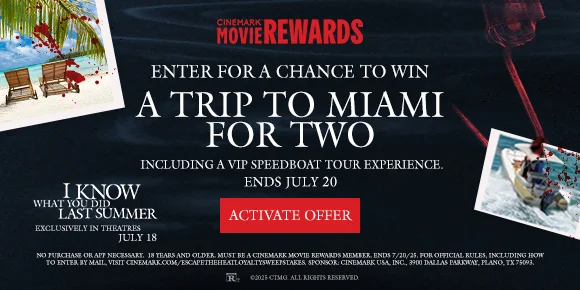 I KNOW WHAT YOU DID LAST SUMMER | ENTER FOR A CHANCE TO WIN A TRIP TO MIAMI FOR TWO | INCLUIDING A VIP SPEEDBOAT TOUR EXPERIENCE | ENDS JULY 20 | ACTIVATE OFFER >