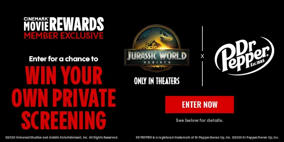 JURASSIC WORLD REBIRTH x Dr Pepper | Enter for a chance to WIN YOUR OWN PRIVATE SCREENING | ENTER NOW >