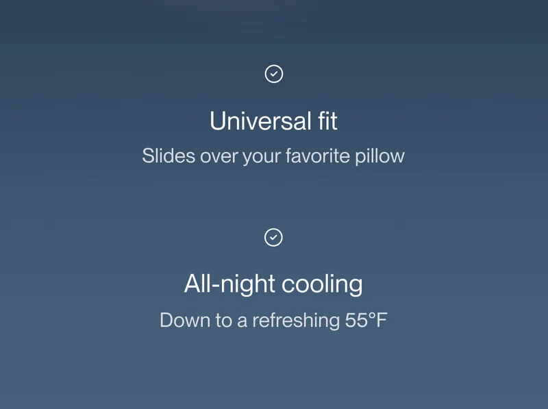 Universal fit | All-night cooling