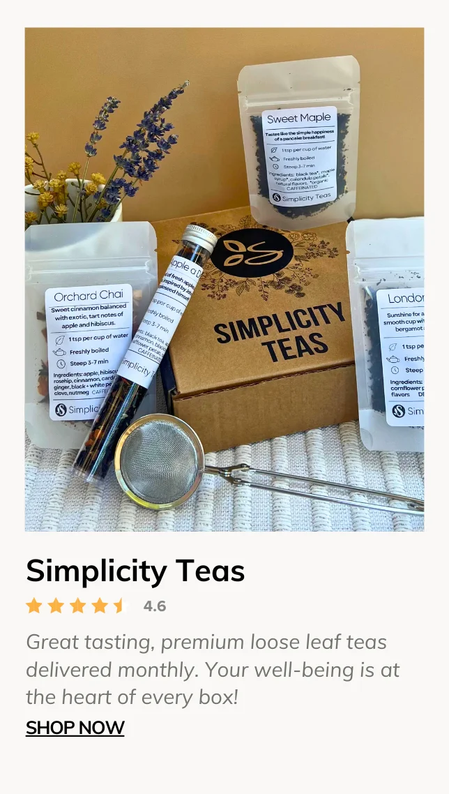 Simplicity Teas Subscription Box