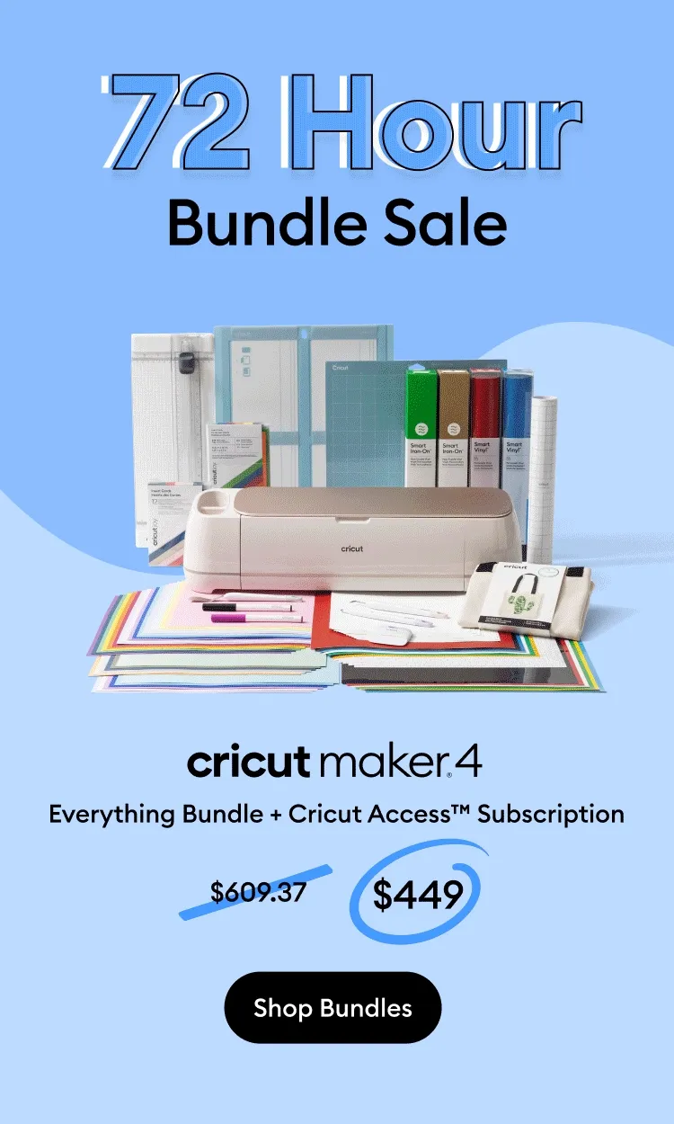 72 Hour Bundle Sale.