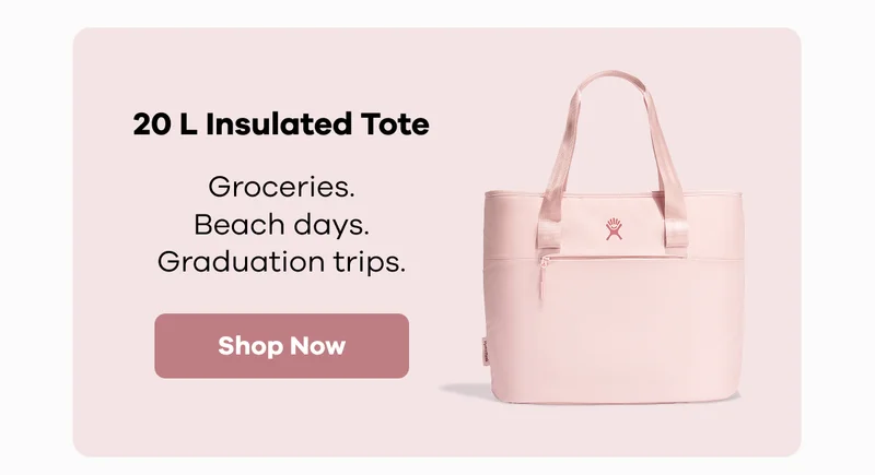 20 L Insulated Tote. Groceries. Beach days. Graduation trips. | Shop Now