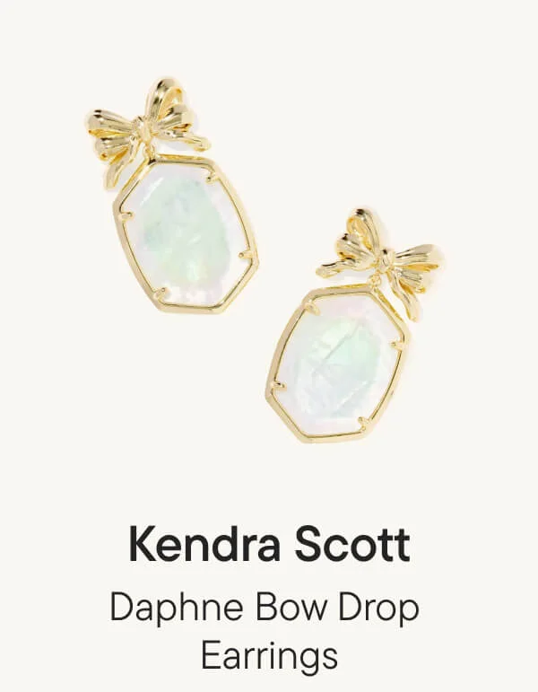 Daphne Bow Drop Earrings Daphne Bow Drop Earrings