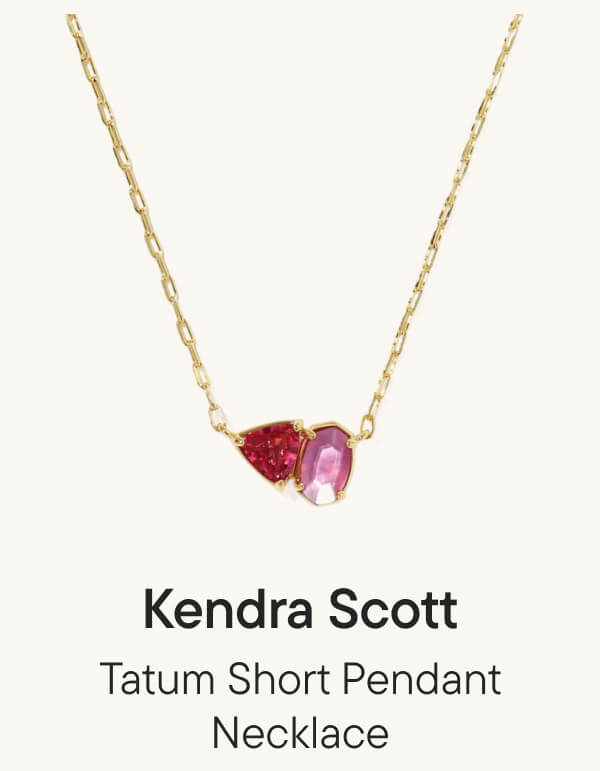 Tatum Short Pendant Necklace Tatum Short Pendant Necklace
