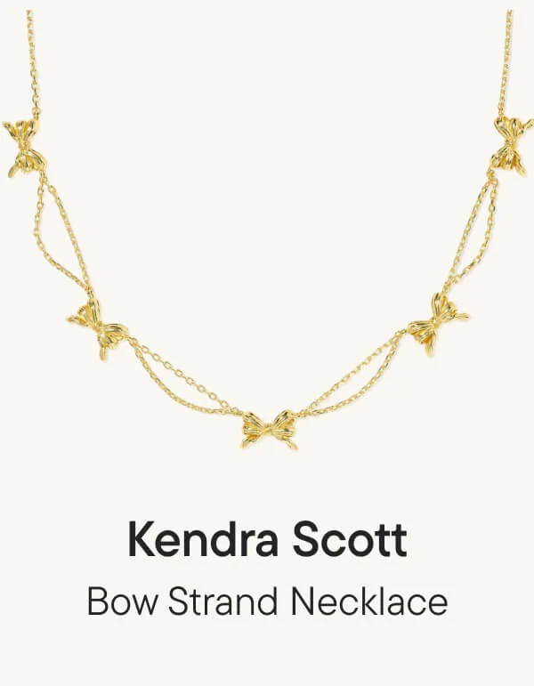 Bow Strand Necklace Bow Strand Necklace